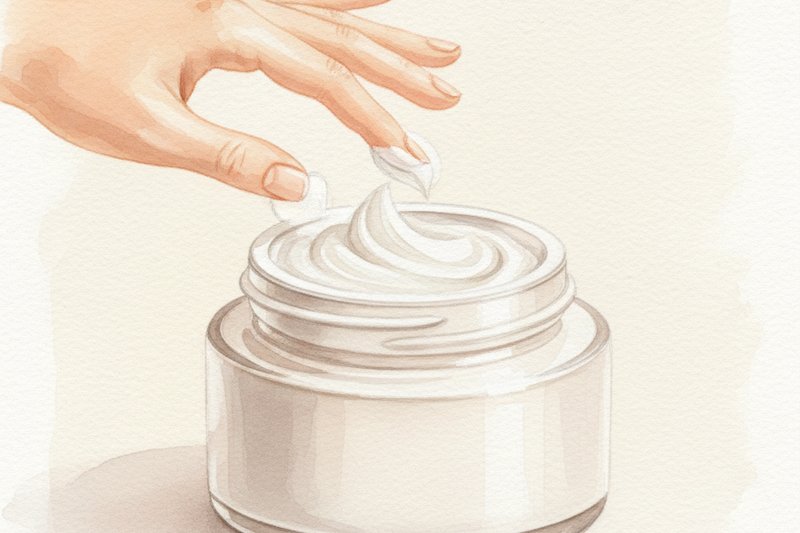 Ilustracion acuarela sobre Cuándo Consultar al Dermatólogo o al Cirujano
