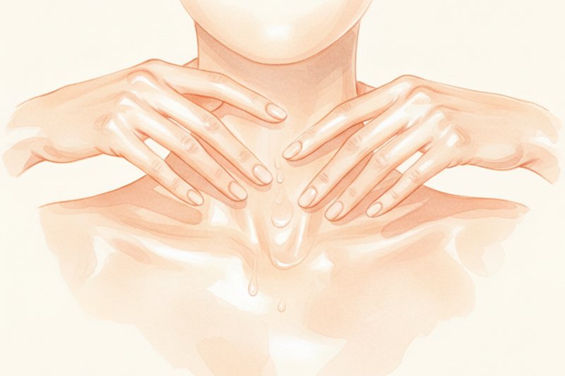 Ilustracion acuarela sobre Flacidez Facial a los 50: Causas, Prevención y Tratamiento