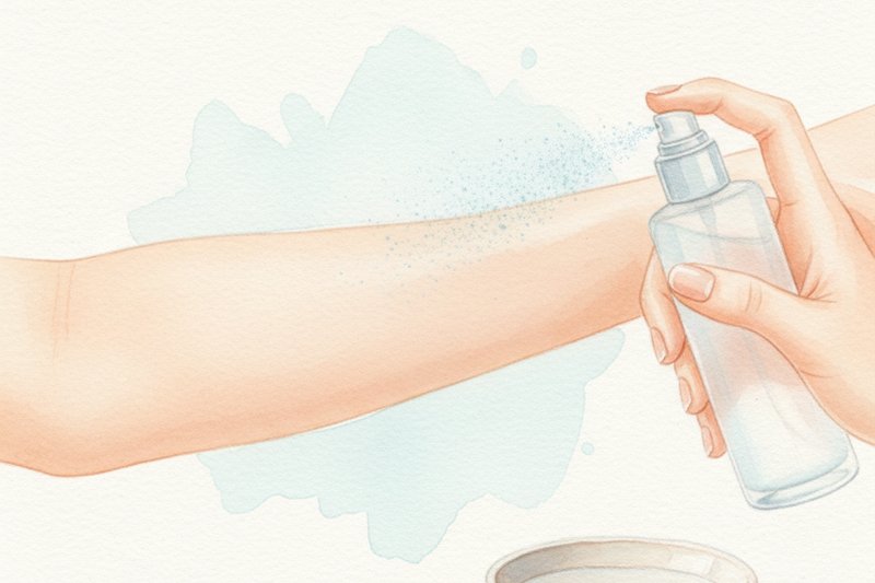 Ilustracion acuarela sobre Piel grasa: todo lo que necesitas saber sobre su cuidado