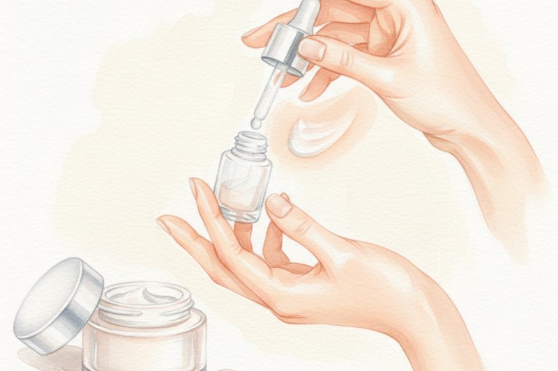 Ilustracion acuarela sobre Todo lo que debes saber sobre los párpados secos: causas, remedios y p