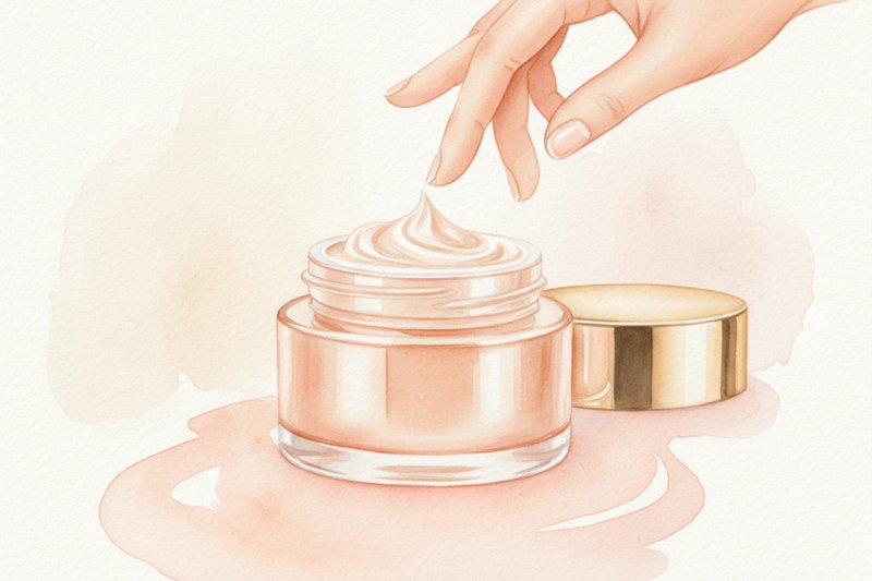 Ilustracion acuarela sobre El papel de las hormonas en la definición del óvalo