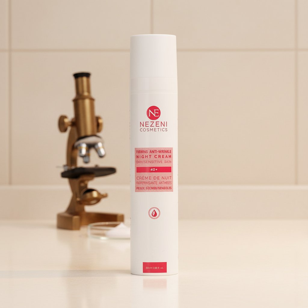 Crema Antiarrugas Noche Ácido Láctico 40+ Pieles Sensibles y/o