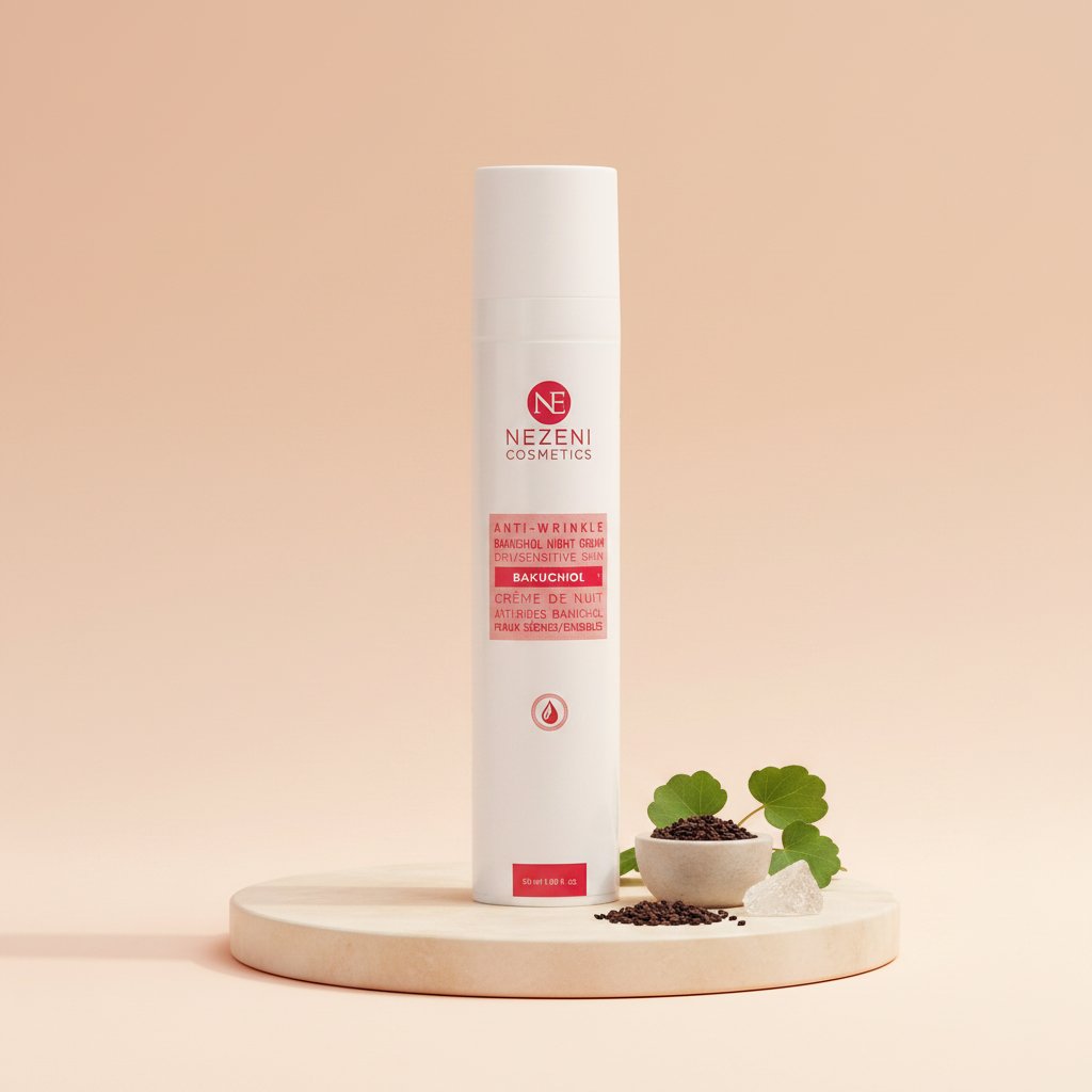 Crema Antiarrugas Noche con Retinol (Bakuchiol 3%) / Ácido Láctico 50+ Pieles Sensibles y/o Secas - 50 ml