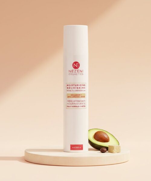 Crema Hidratante Nutritiva Colágeno + AH + Elastina 30+ Pieles Normales a Grasas - 50 ml