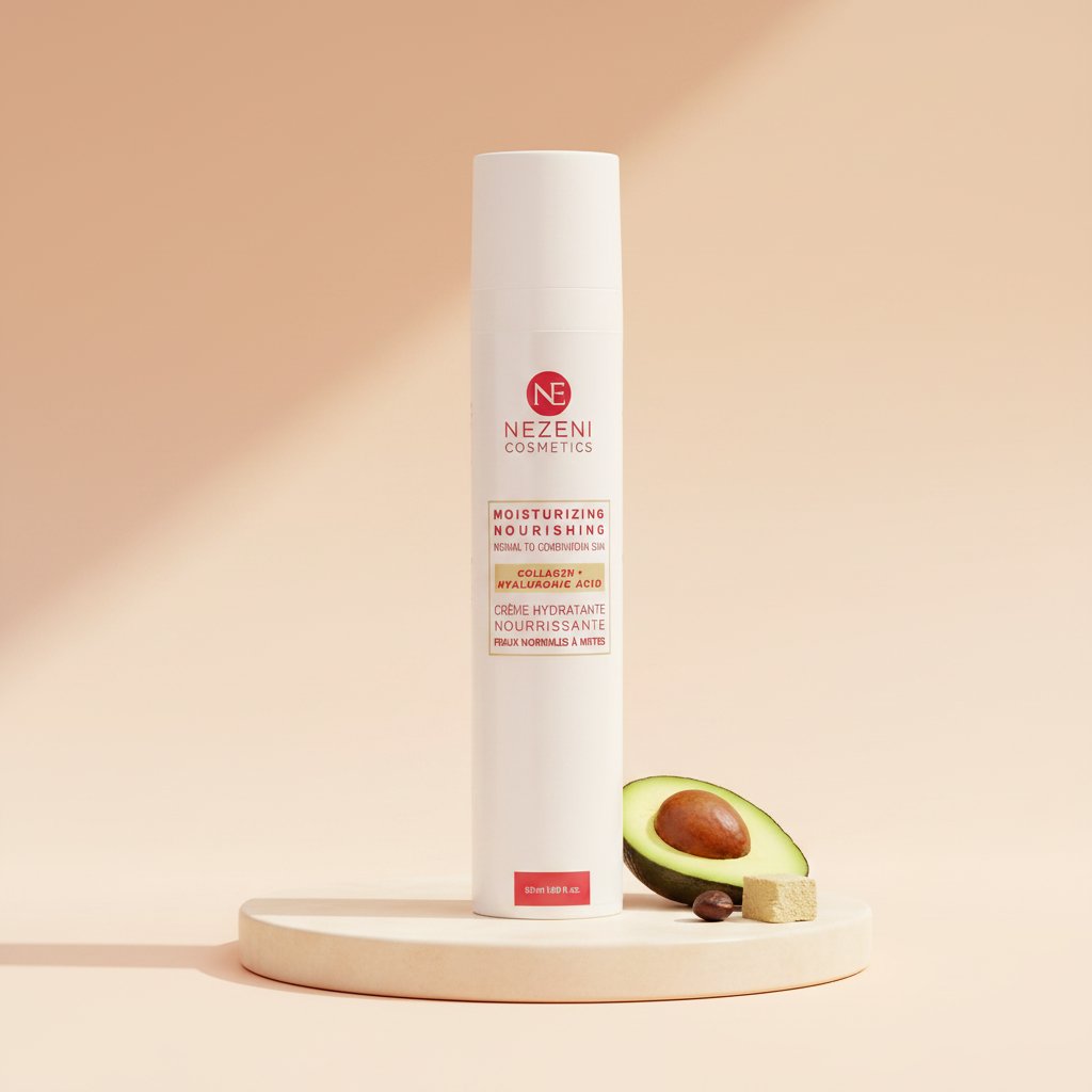 Crema Hidratante Nutritiva Colágeno + AH + Elastina 30+ Pieles Normales a Grasas - 50 ml